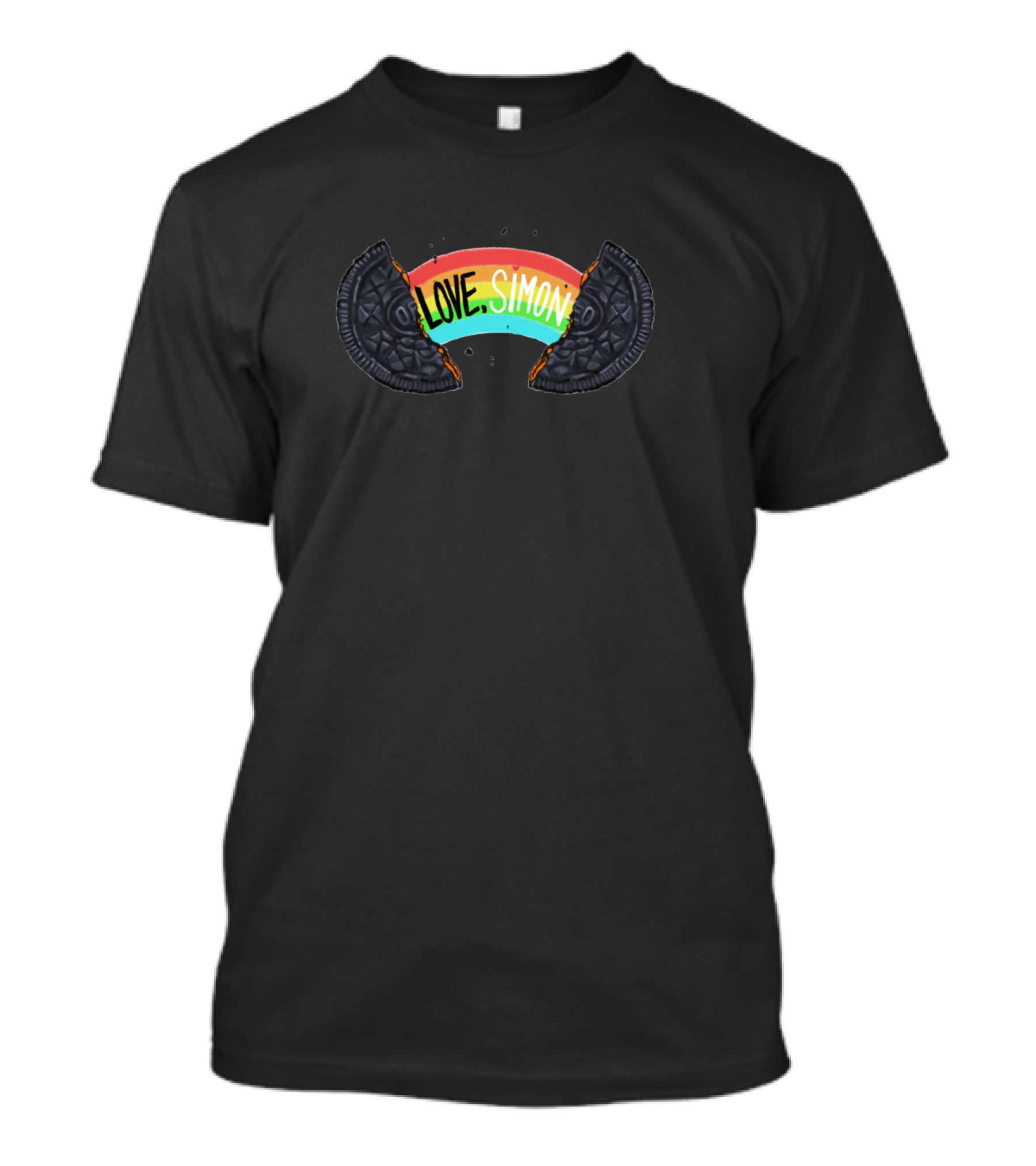 Love Simon Oreo Rainbow T-Shirt