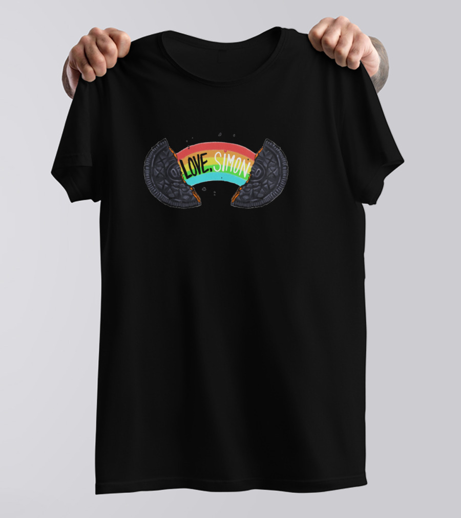 Love Simon Oreo Rainbow T-Shirt