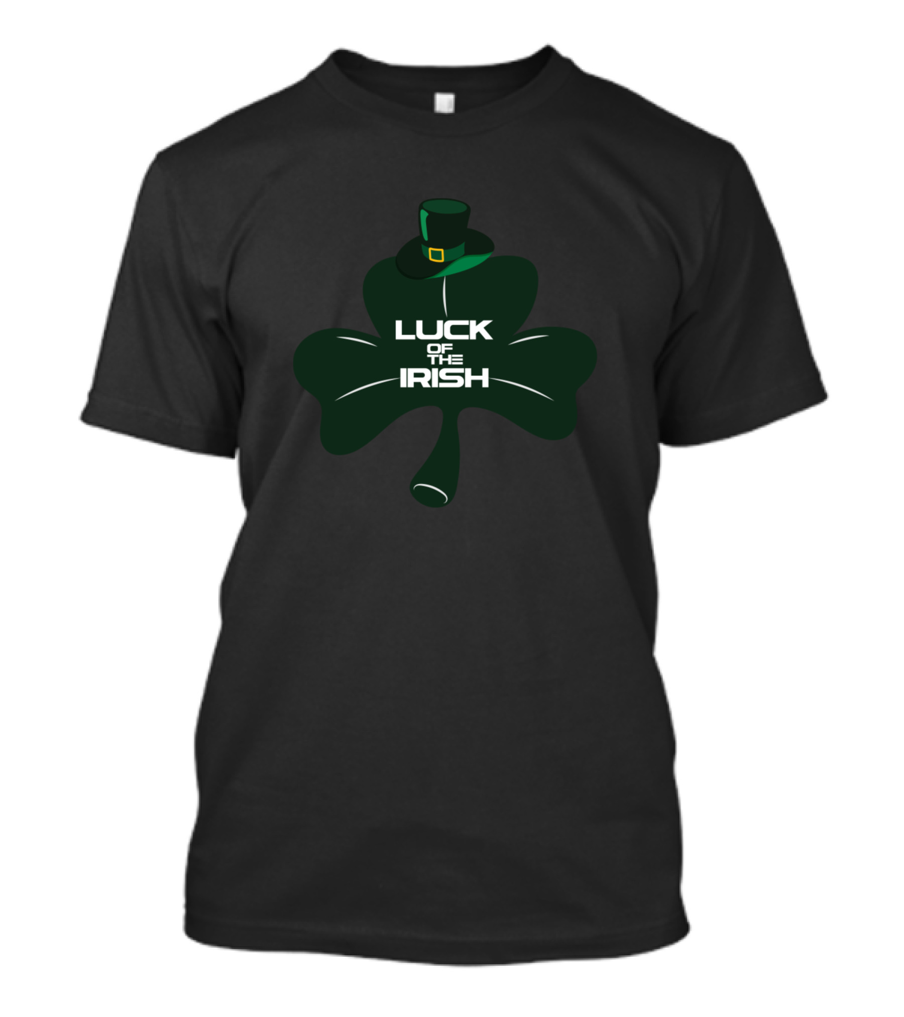 Luck Of The Irish Shamrock And Leprechaun Hat T-Shirt
