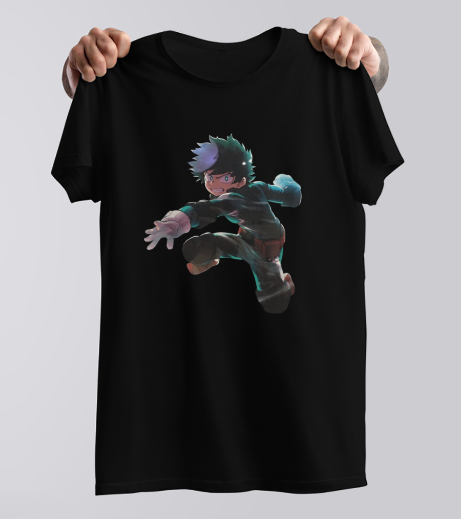 Midoriya Izuku My Hero Academia Dynamic Action Pose T-Shirt