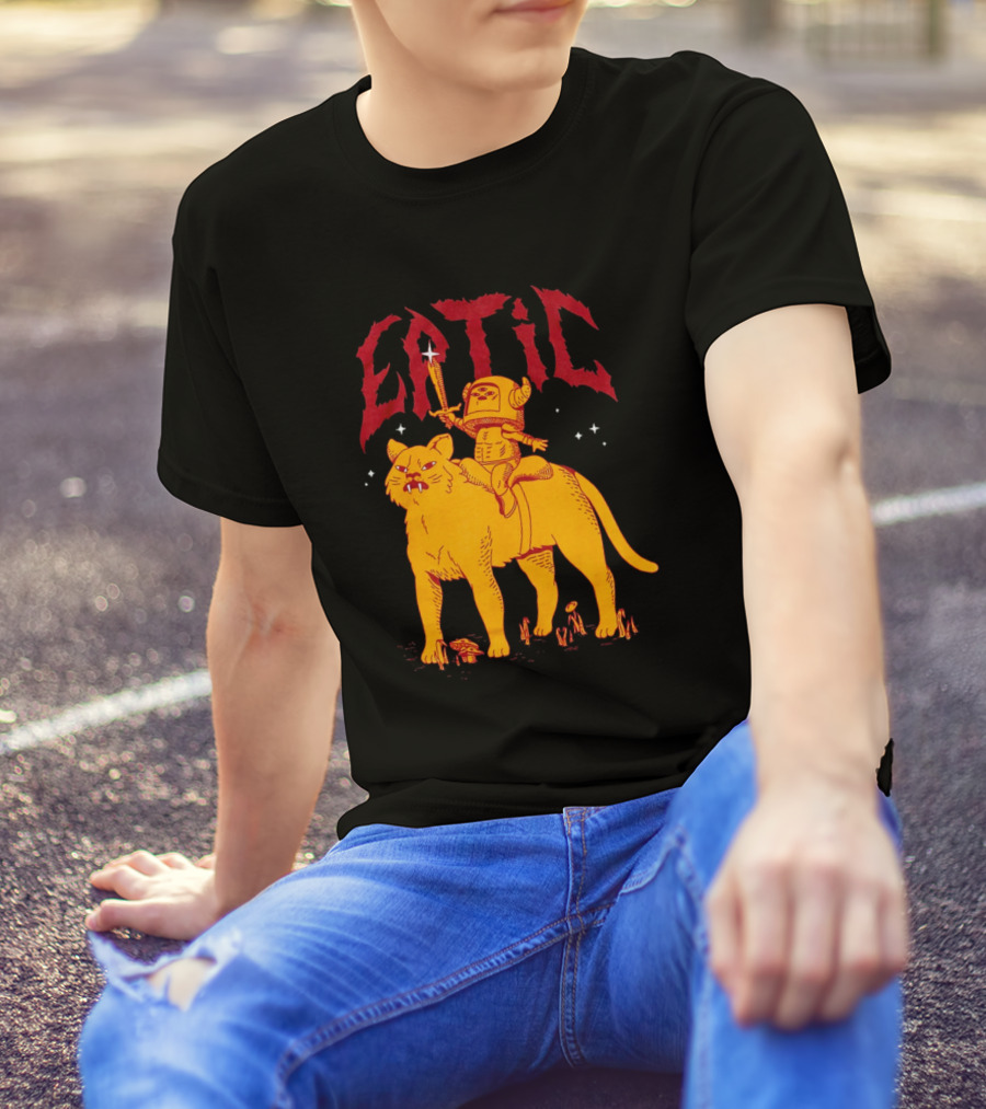 Eptic Snagglepuss Astronaut Tigress Adventure Winter Collection T-Shirt