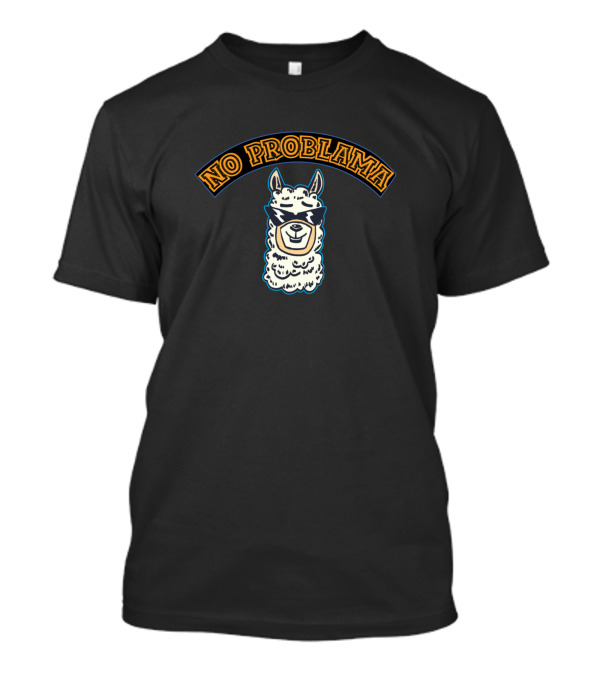 No Problama Cool Sunglasses Wearing Llama T-Shirt