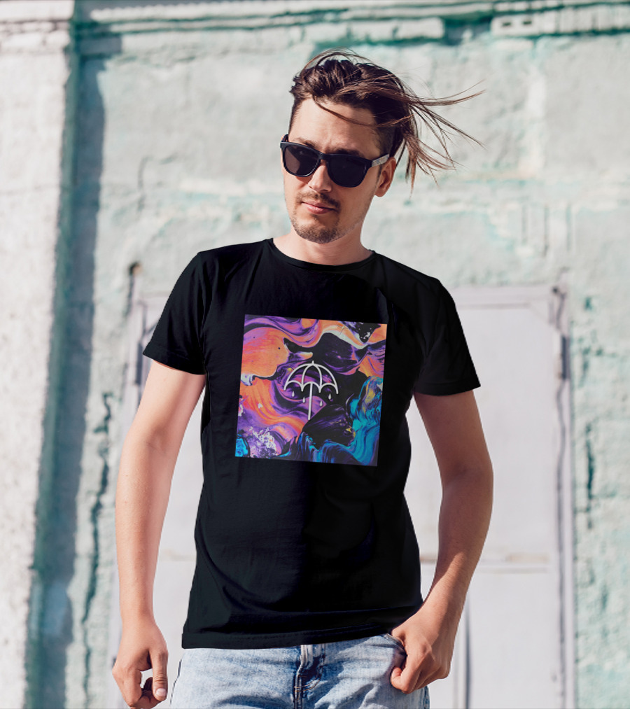 Bring Me The Horizon Paint Umbrella T-Shirt