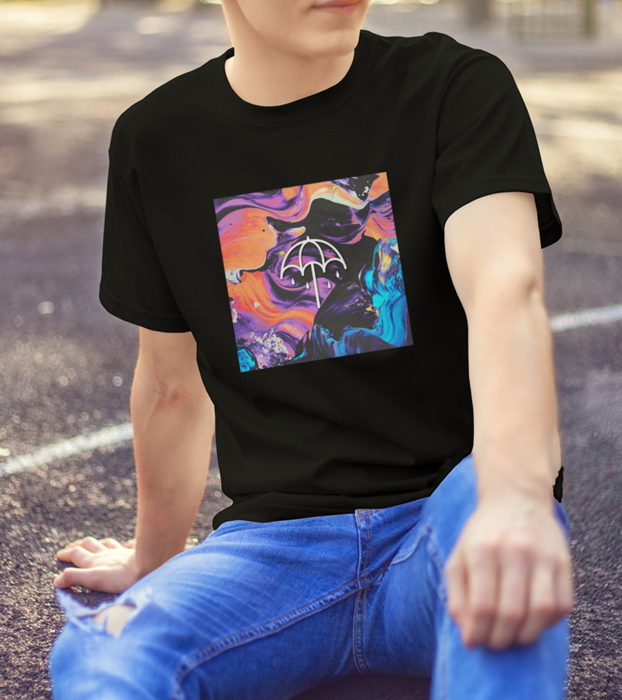 Bring Me The Horizon Paint Umbrella T-Shirt