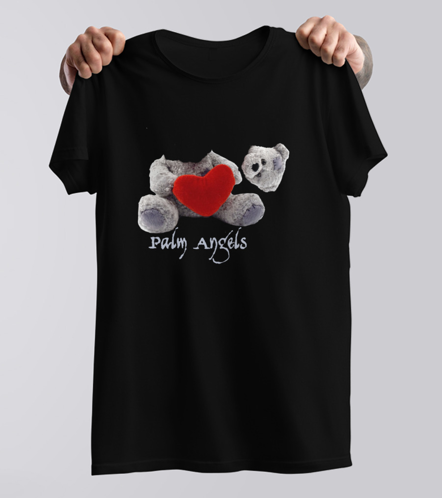 Palm Angels Broken Teddy Bear With Heart T-Shirt