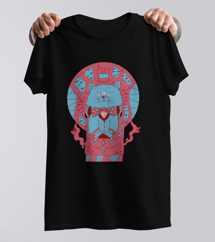 Pastel Tones 7 Cats The Aristocat Top Hat And Tails T-Shirt
