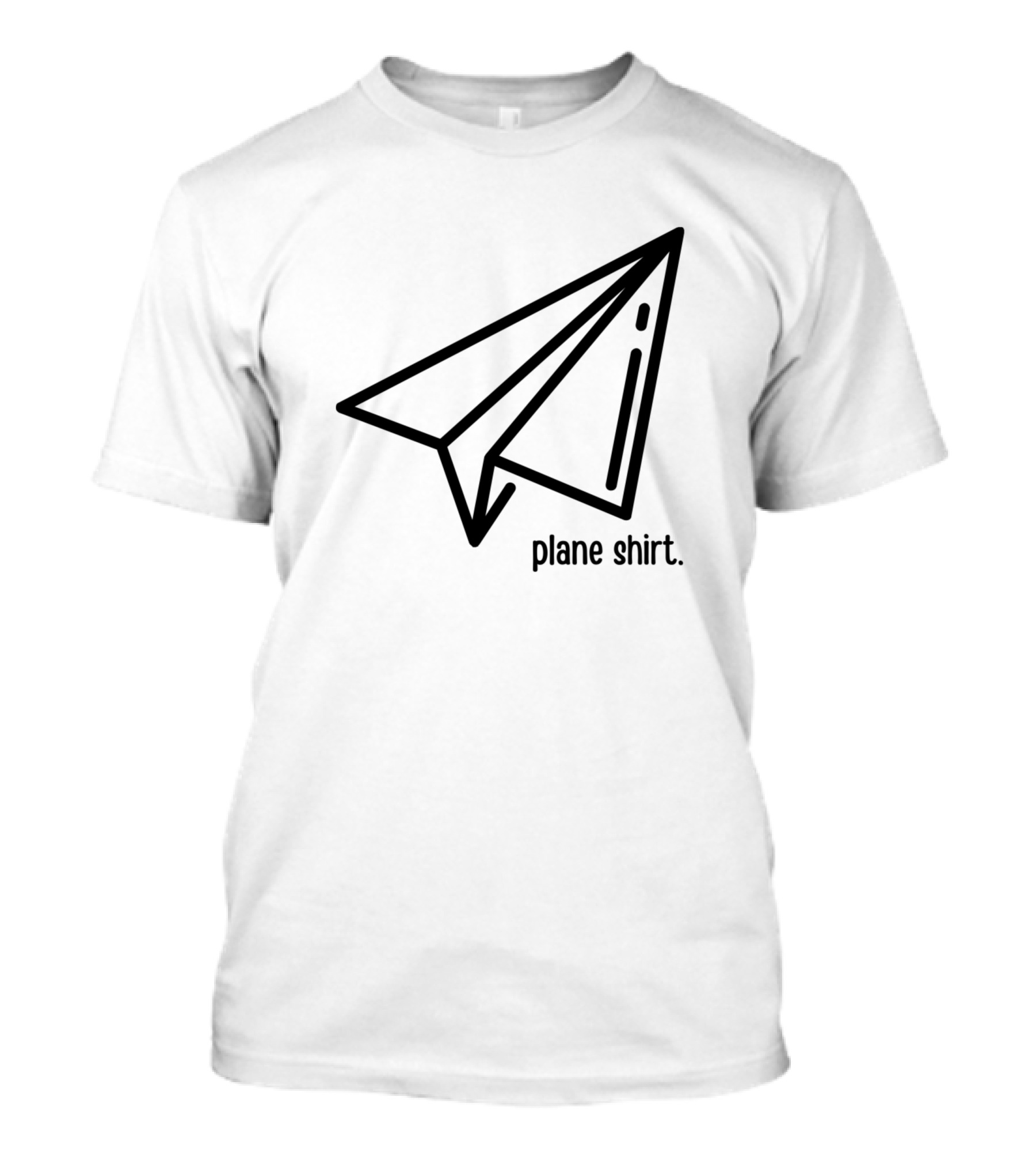 Plane Shirt Funny Paper Plane T-Shirt