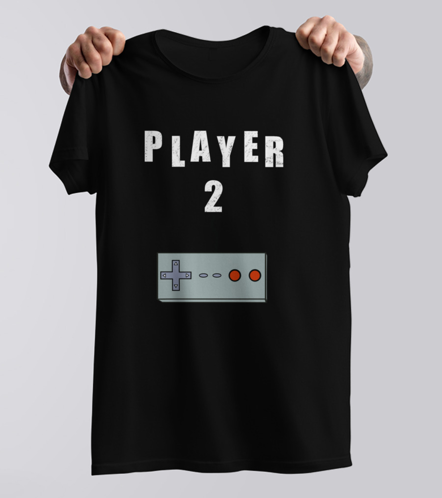 Player 2 Retro Gaming Controller Classic T-Shirt