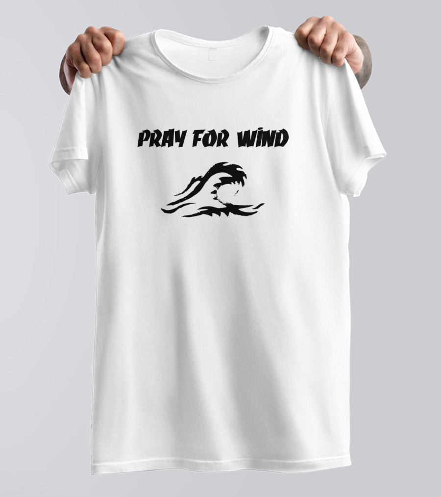 Pray For Wind Surfer Wave T-Shirt