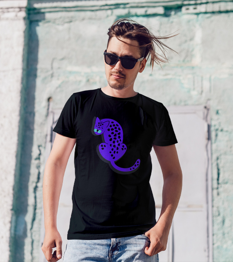 Purple Leopard T-Shirt