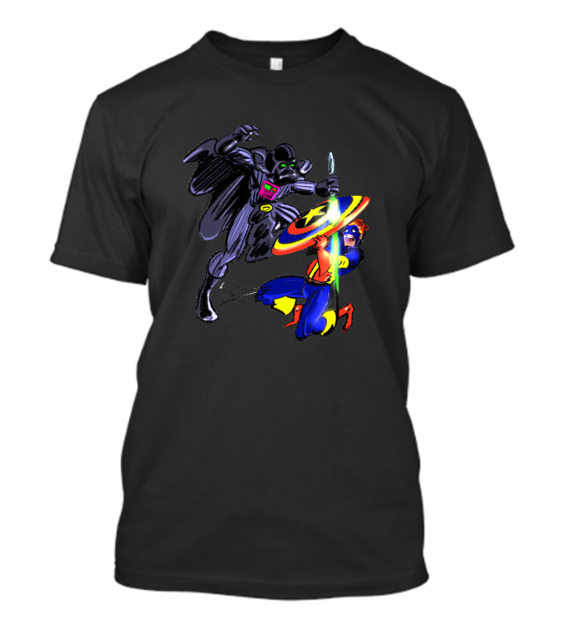 Revenger Warz Darth Mouse Battle Captain Mouse America T-Shirt