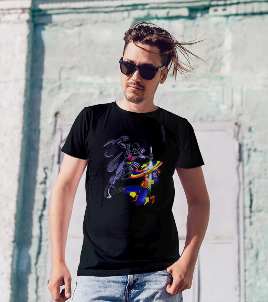 Revenger Warz Darth Mouse Battle Captain Mouse America T-Shirt