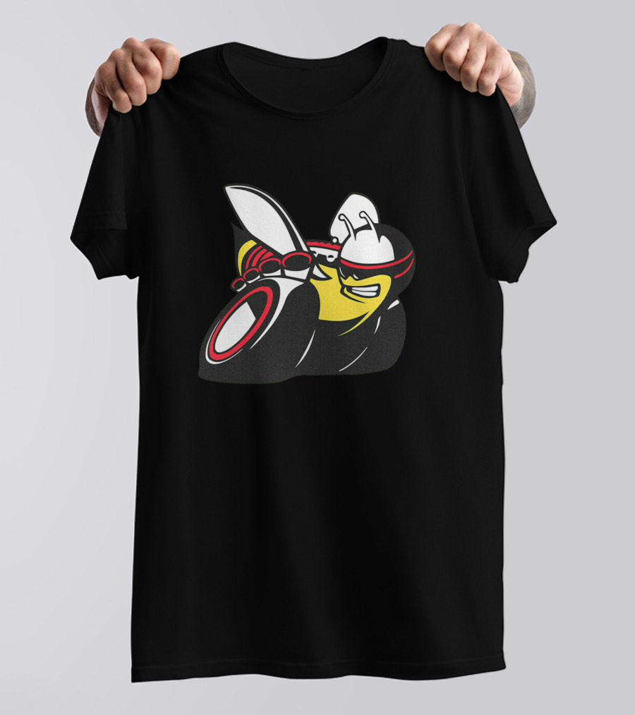 Scats Packs Bees Racing Motorbike Mascot T-Shirt