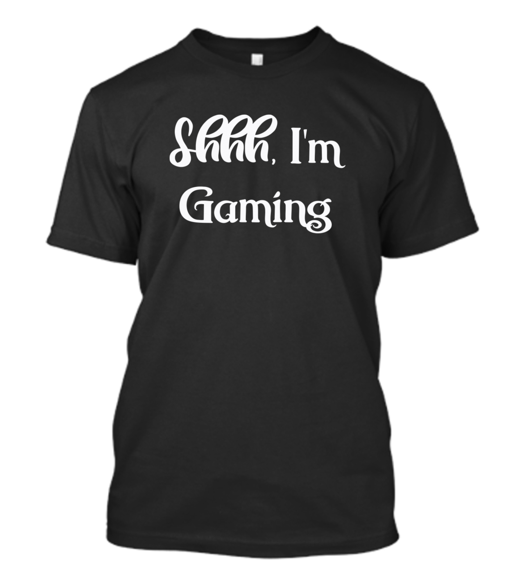 Shhh I'm Gaming Gamer Nerd Video T-Shirt
