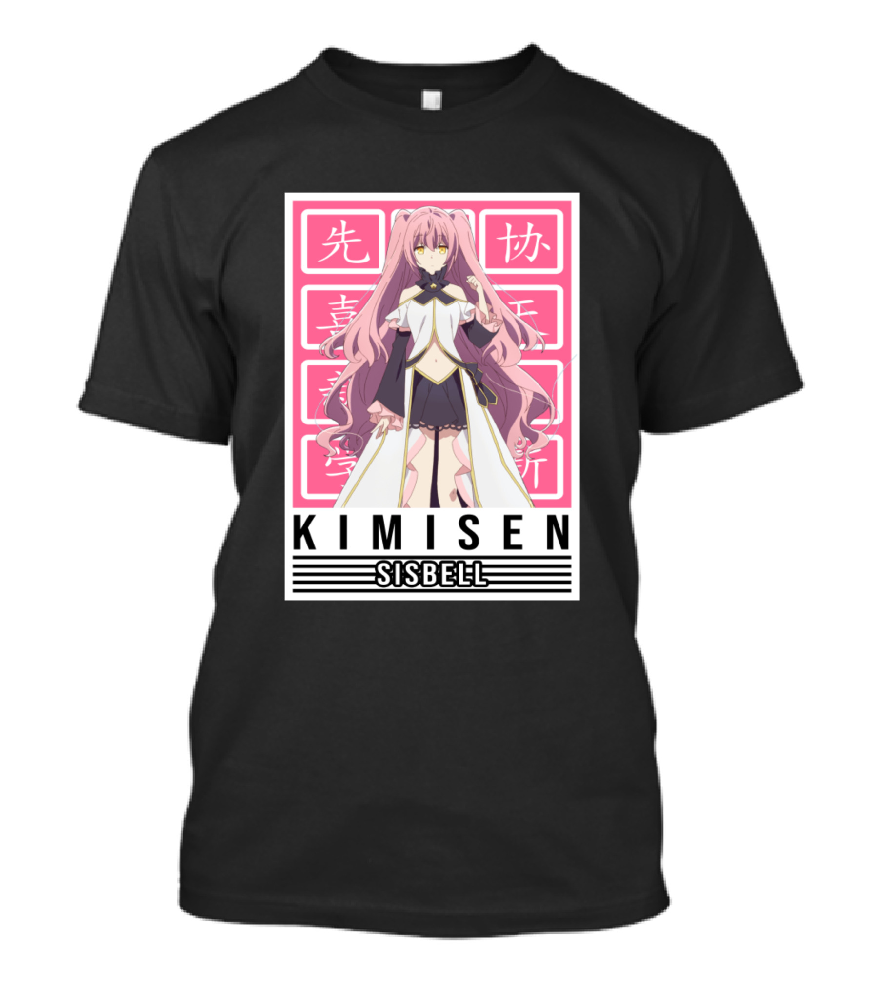 Sisbell Kimisen Pink Anime Character T-Shirt