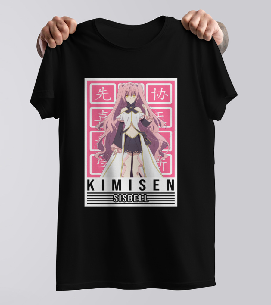 Sisbell Kimisen Pink Anime Character T-Shirt