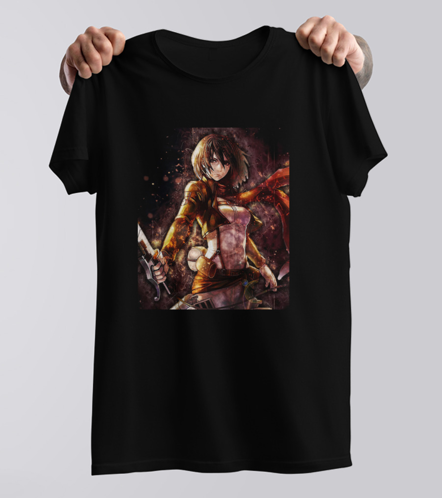Mikasa Ackerman Titan Slayer Warrior T-Shirt