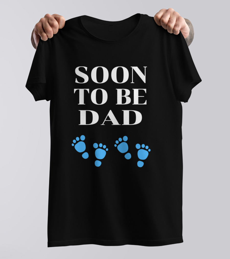 Soon To Be Dad Twin Boys Pregnancy Announcement T-Shirt