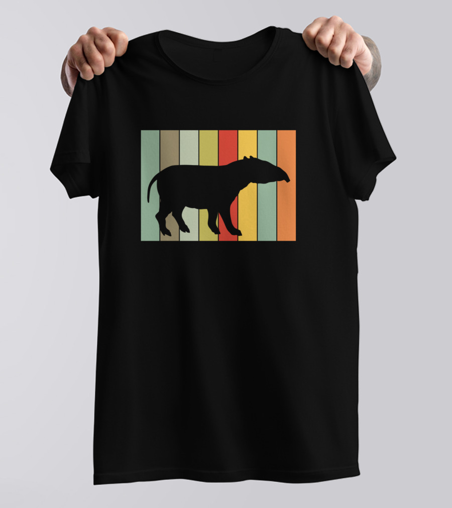 Tapir Lover Retro T-Shirt