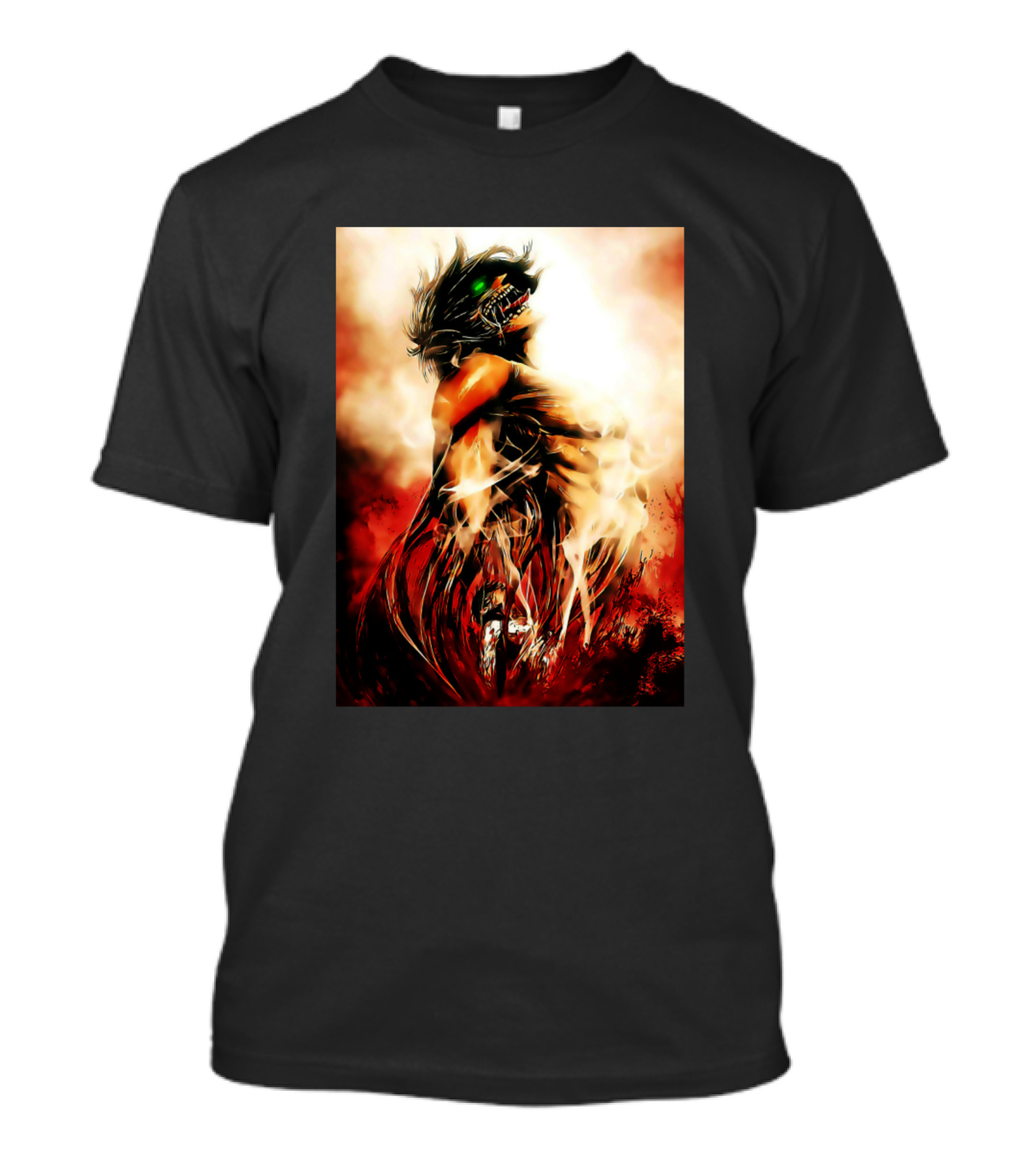 Titans King Eren Yeager Transformation Anime T-Shirt