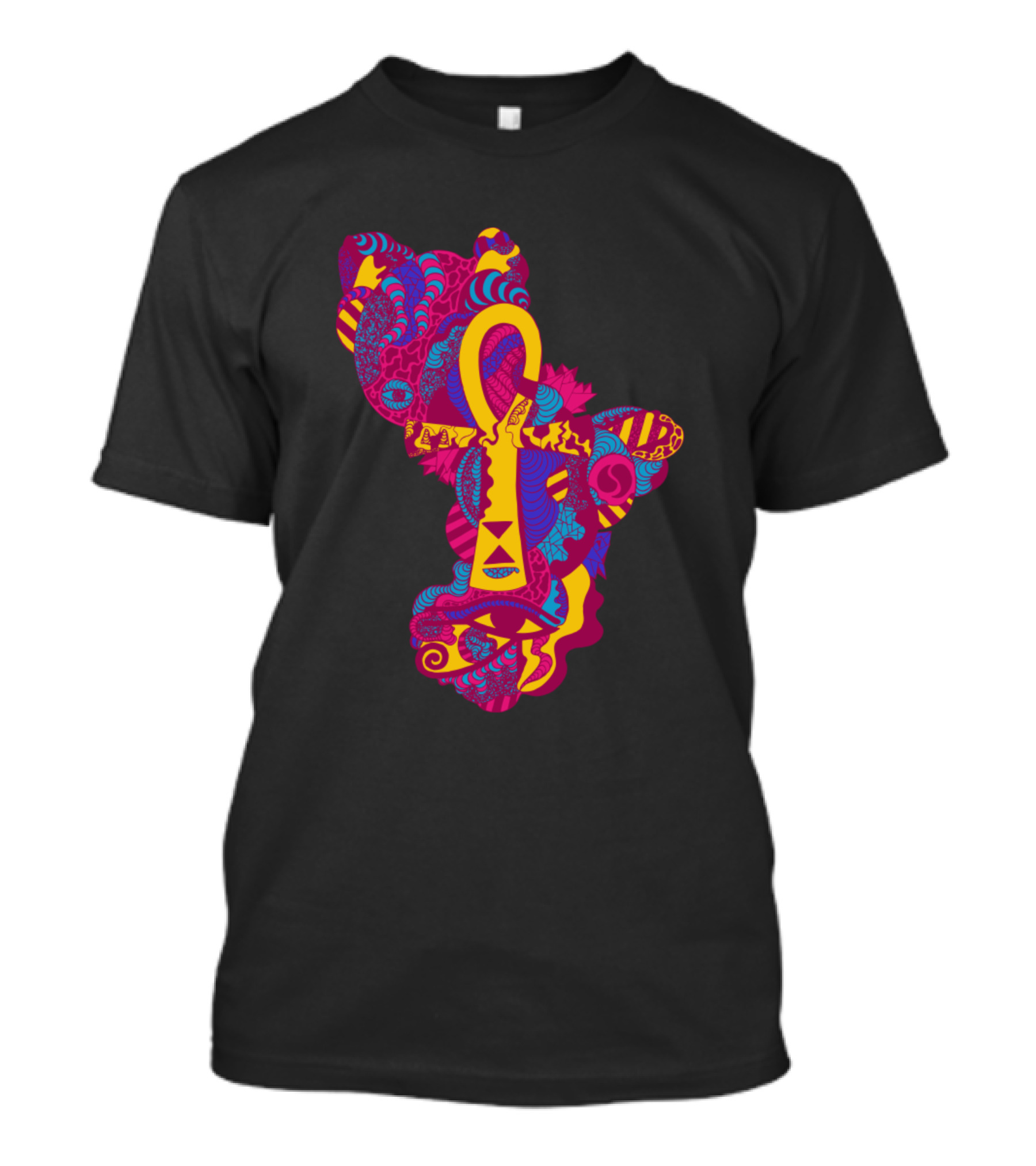 Horus Ankh Vibrant Triad T-Shirt