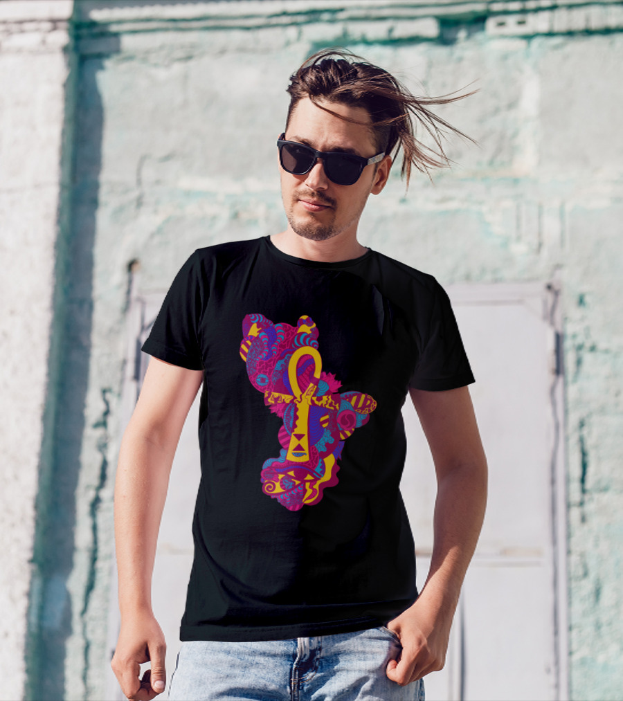 Horus Ankh Vibrant Triad T-Shirt