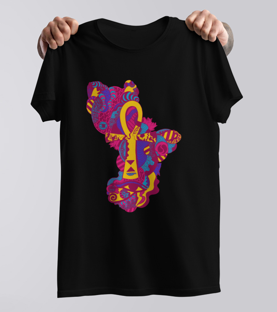Horus Ankh Vibrant Triad T-Shirt