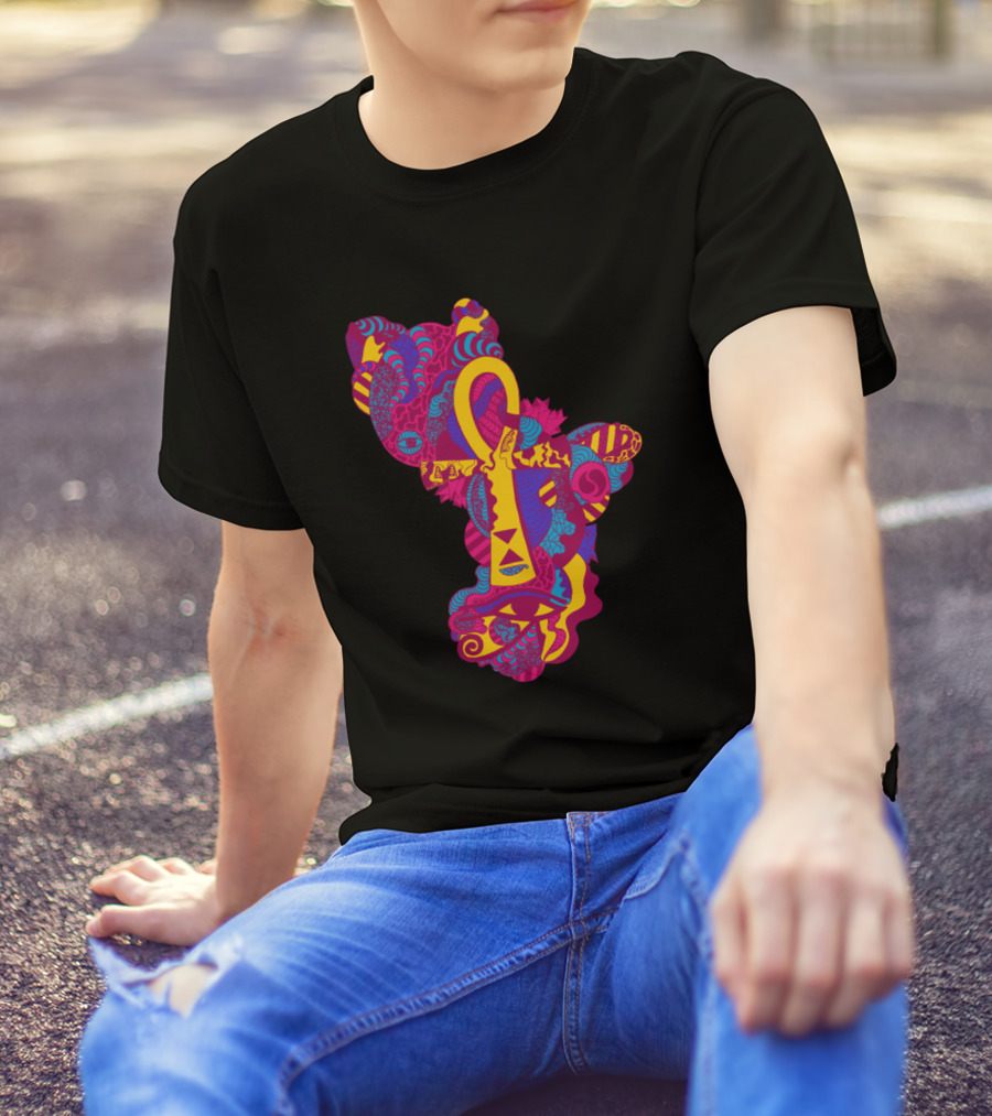 Horus Ankh Vibrant Triad T-Shirt