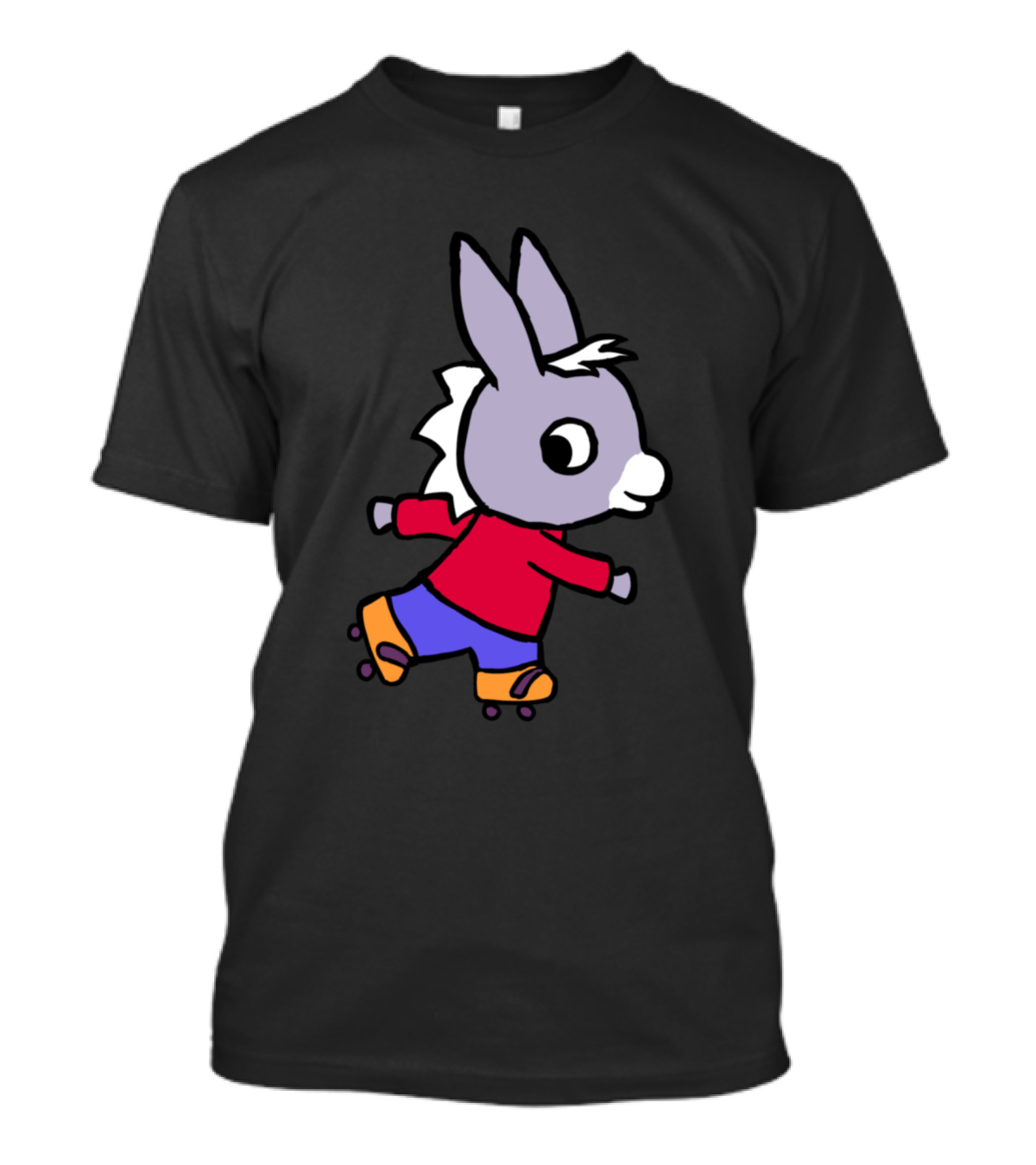 Trotro Roller Skating Donkey Character T-Shirt