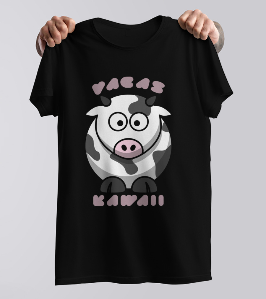 Vacas Kawaii Cute Cow T-Shirt