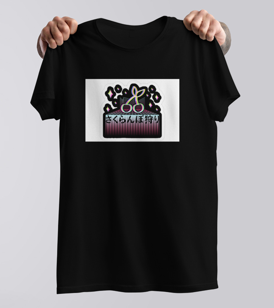 Vintage Japan Cherry Kanji T-Shirt