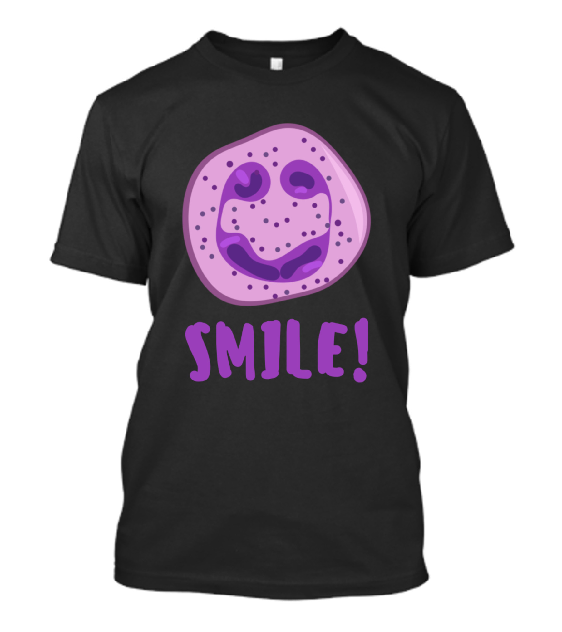 Smile White Blood Cell Smiling Neutrophil T-Shirt