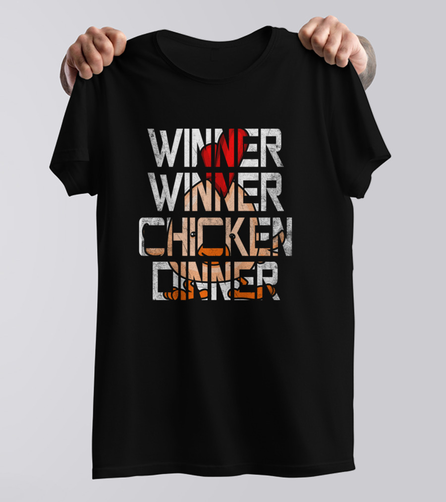 Winner Winner Chicken Dinner Pubg Gamer Men T-Shirt