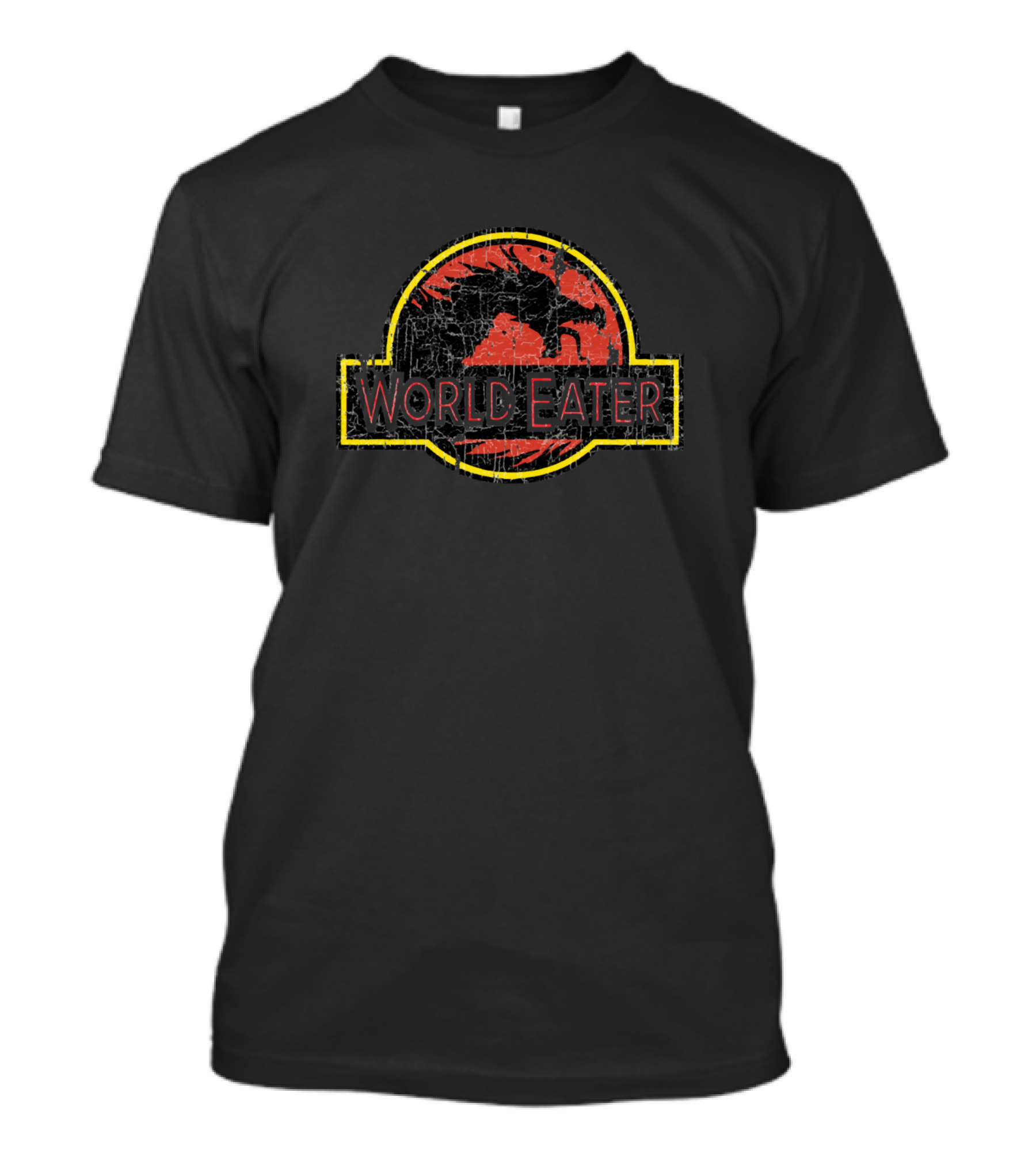 World Eater Jurassic Dinosaur Warning T-Shirt