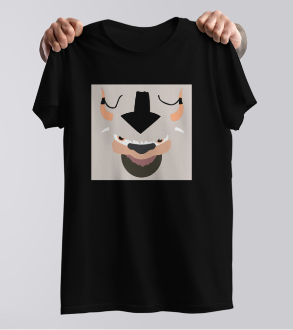 Yip Yip Avatar Airbender Appa Face T-Shirt