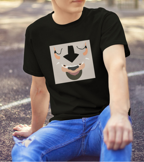 Yip Yip Avatar Airbender Appa Face T-Shirt