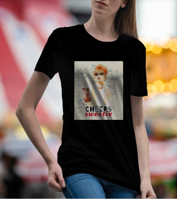 Cheers Sweetie Martini Glasses Fashion T-Shirt