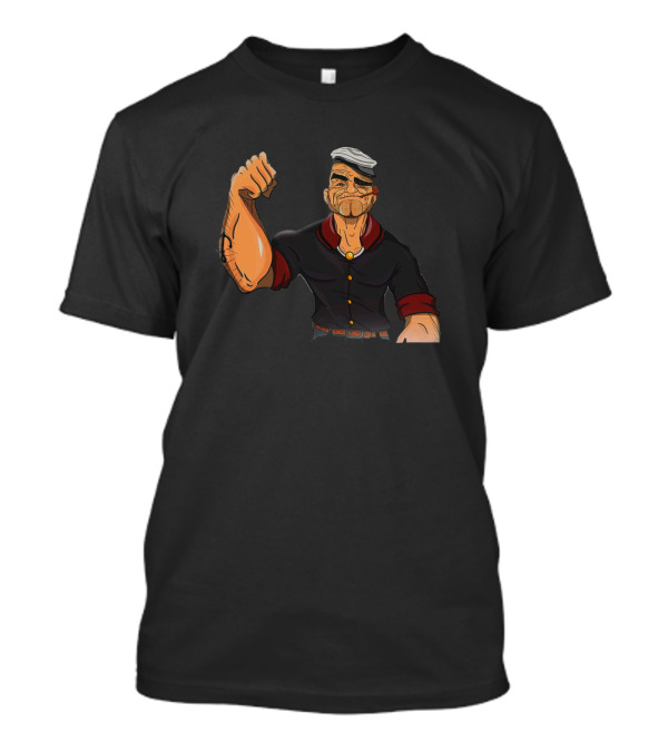 Popeye The Sailor Man Classic Character Power Pose T-Shirt