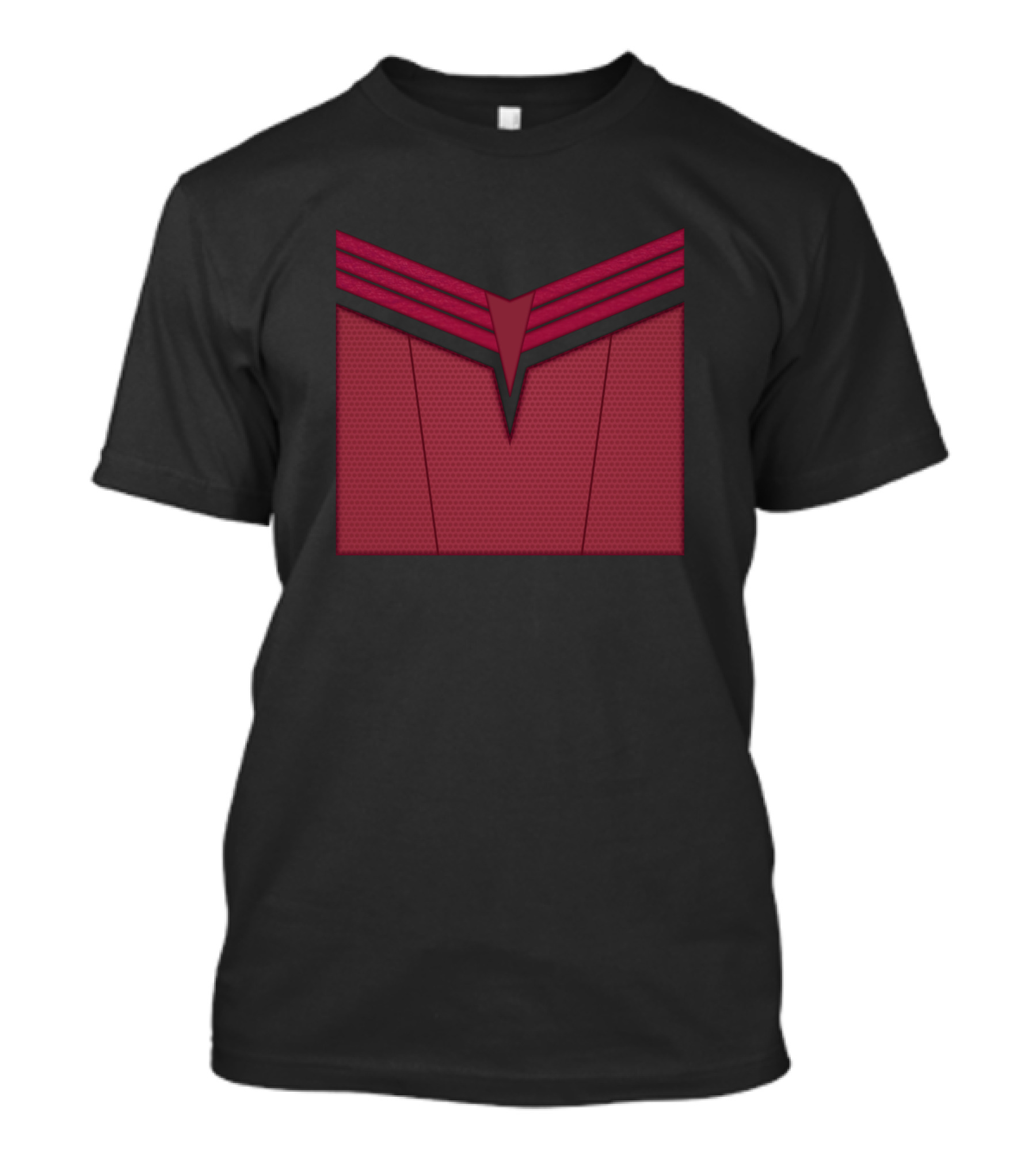 Superhero V Emblem Red T-Shirt