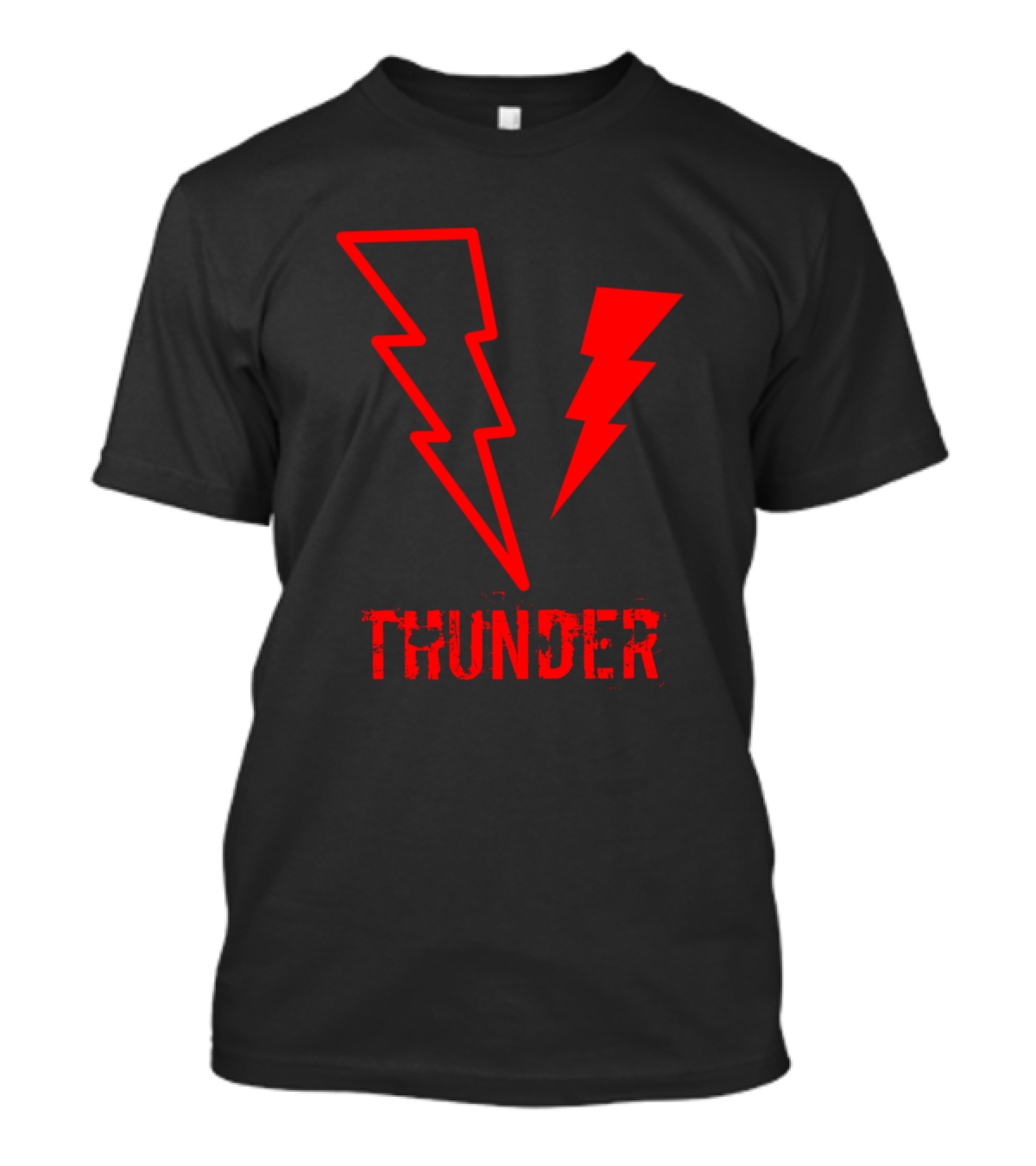 Thunder Lightning Red T-Shirt