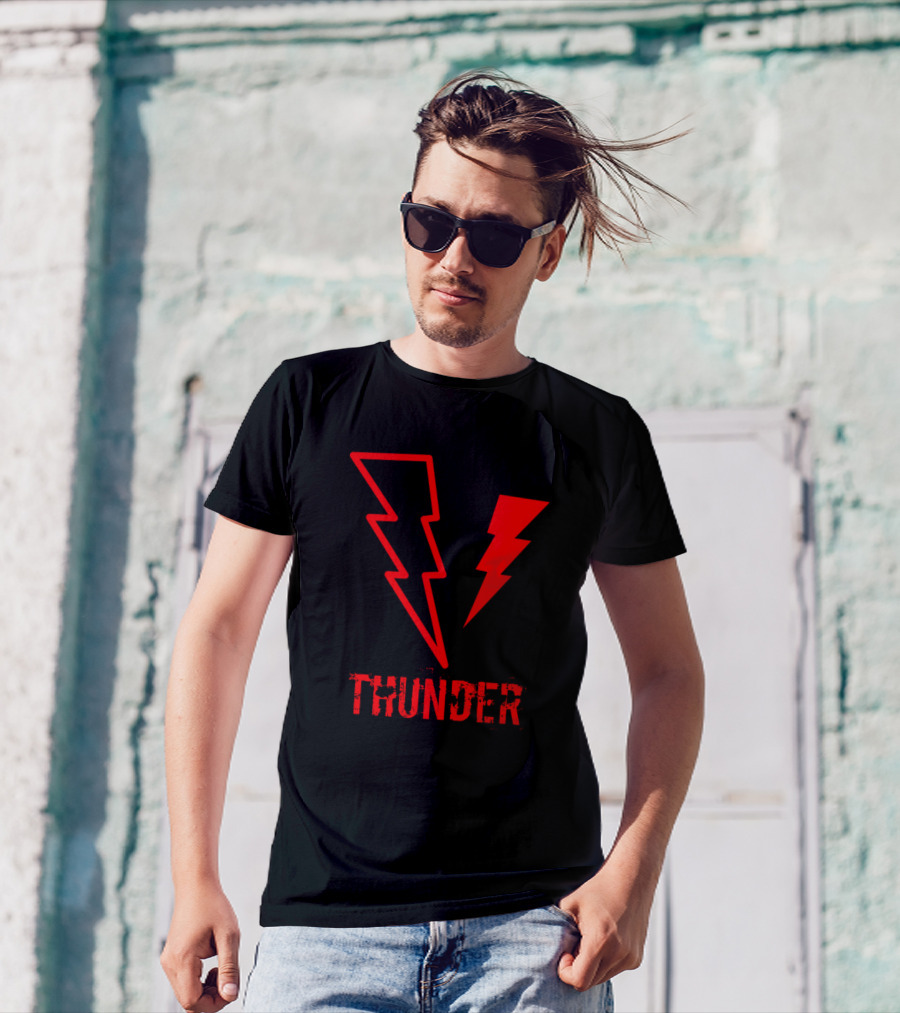 Thunder Lightning Red T-Shirt