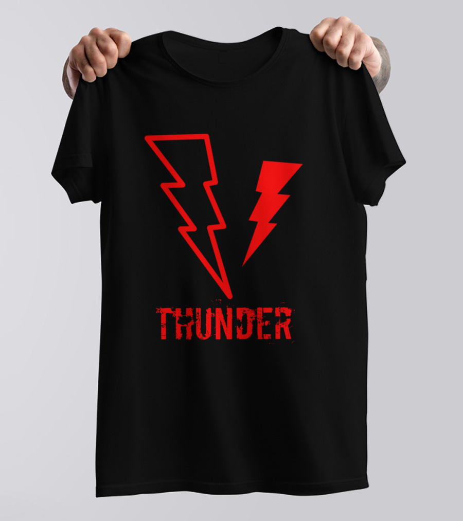 Thunder Lightning Red T-Shirt