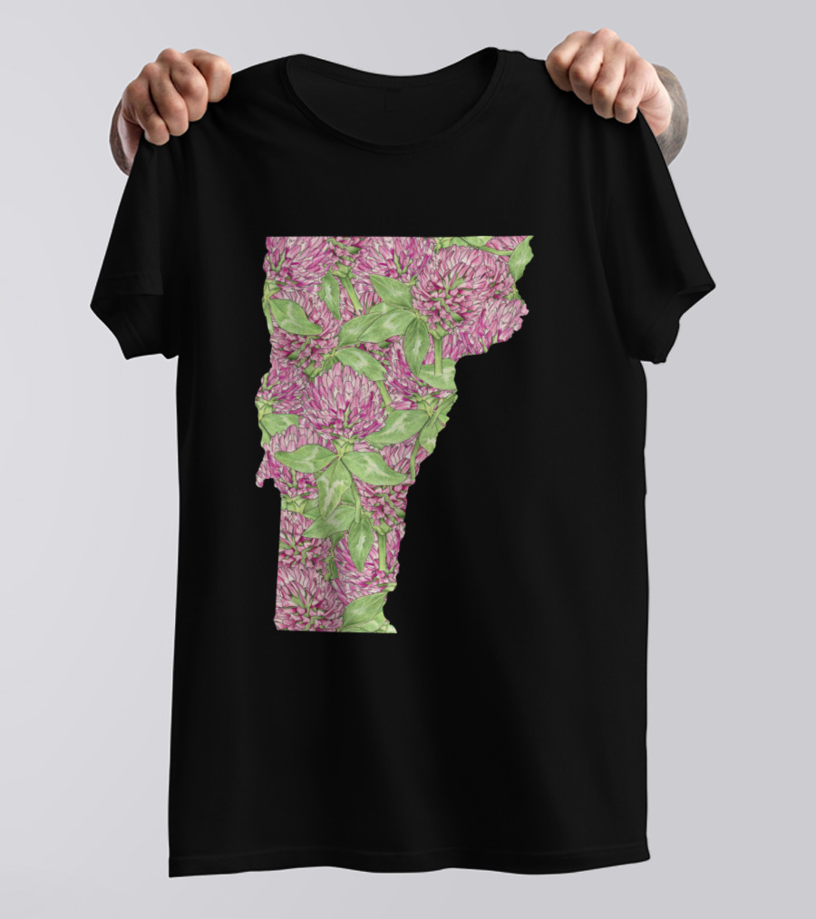 Vermont Red Clover Floral T-Shirt
