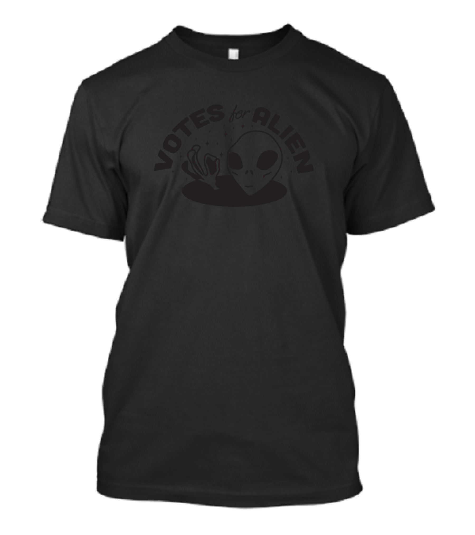 Votes For Alien Alien Head Peace Sign T-Shirt