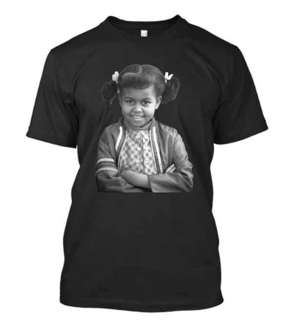 Young Michelle Obama Childhood Photo T-Shirt