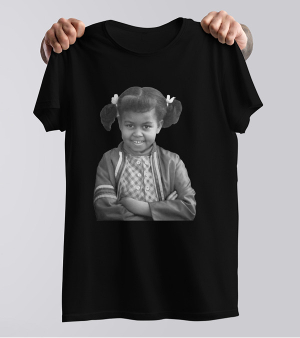 Young Michelle Obama Childhood Photo T-Shirt
