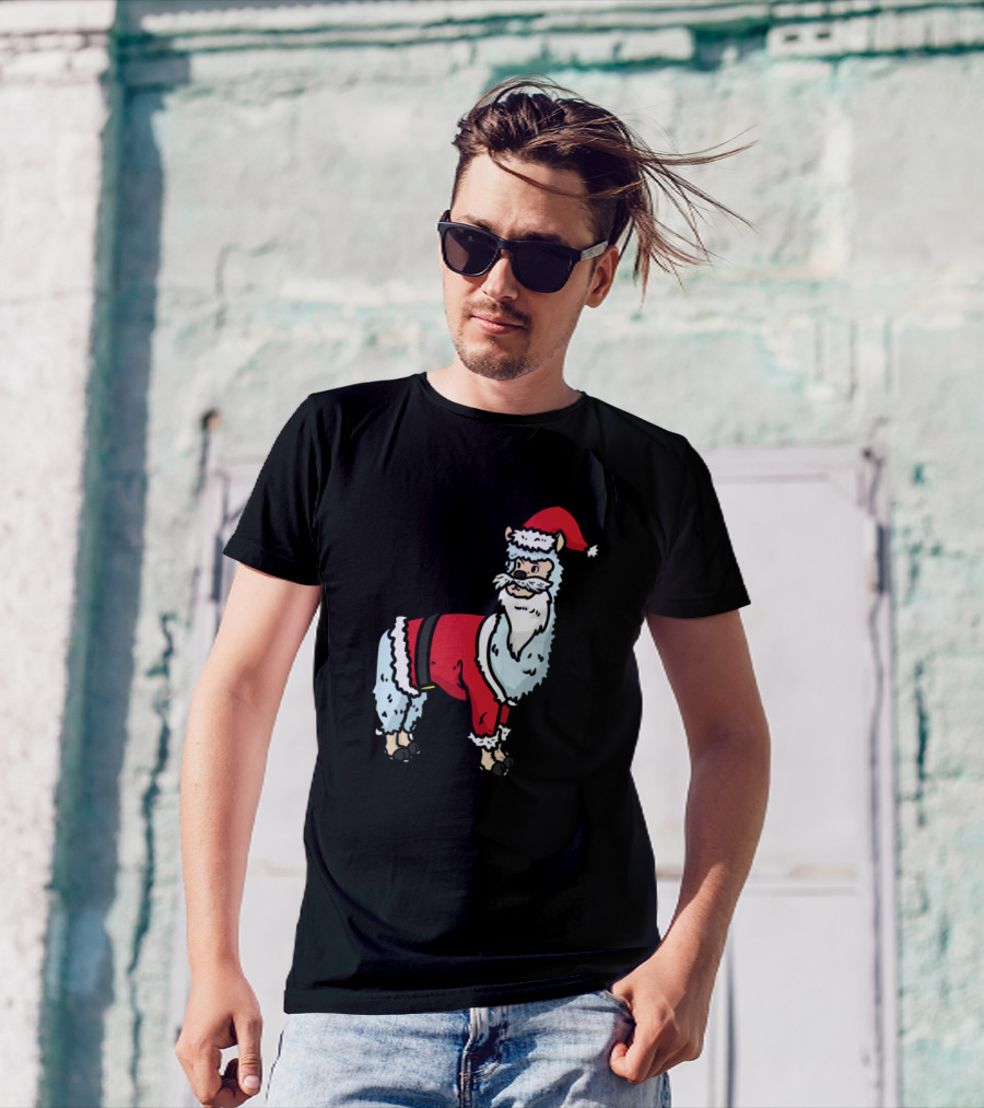 Your Alpaca Santa Christmas Holiday Humor T-Shirt