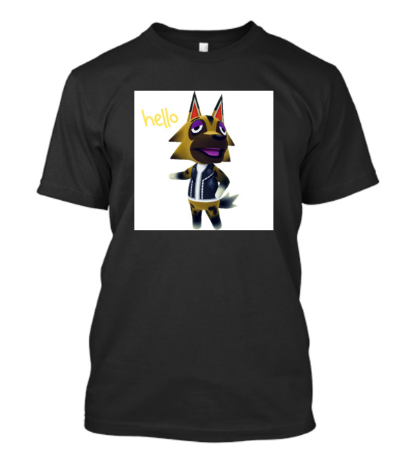 Hello Airedale Terrier Animal Crossing Villager T-Shirt