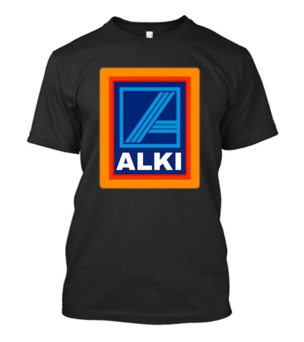 Alki Aldi Parody Retro T-Shirt