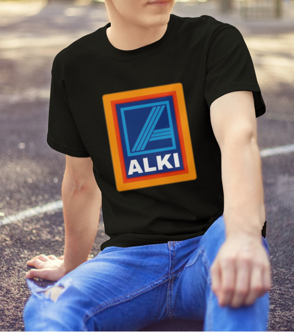Alki Aldi Parody Retro T-Shirt